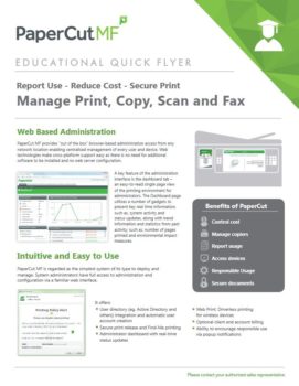 Papercut, Mf, Education Flyer, Printers Plus